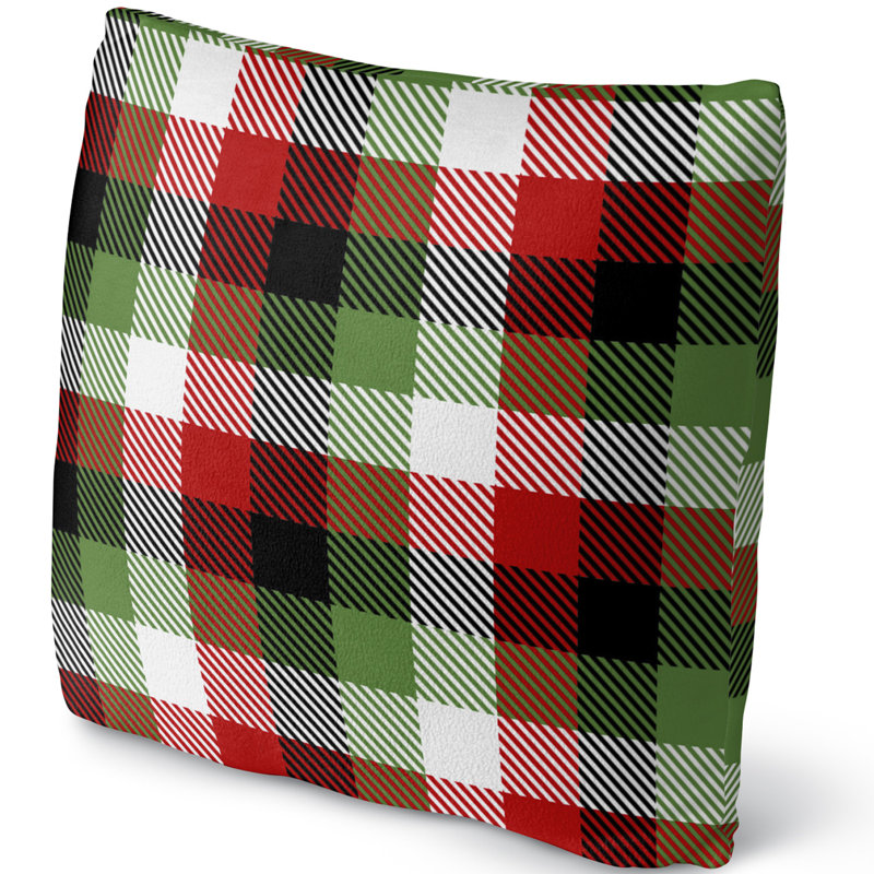 Kavka Christmas Plaid Throw Pillow & Reviews Wayfair
